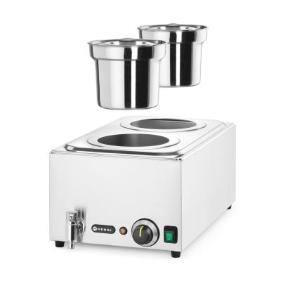 Sada: Vodní lázeň Ranger + 2x 4L nádoba s víkem, HENDI, GN (H)150mm, 8L, 230V/1000W, 604x332x(H)315mm | 201473